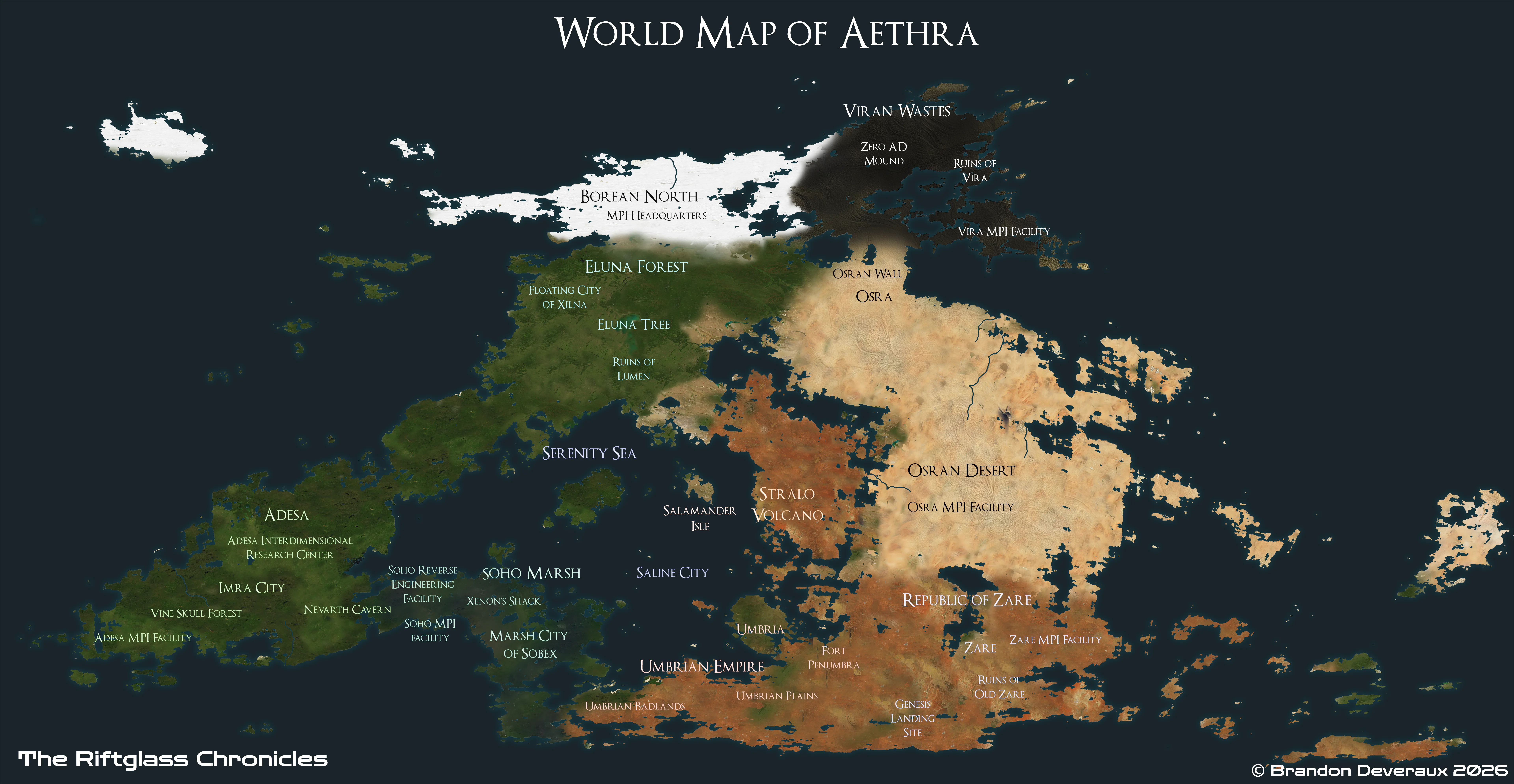 World Map of Aethra